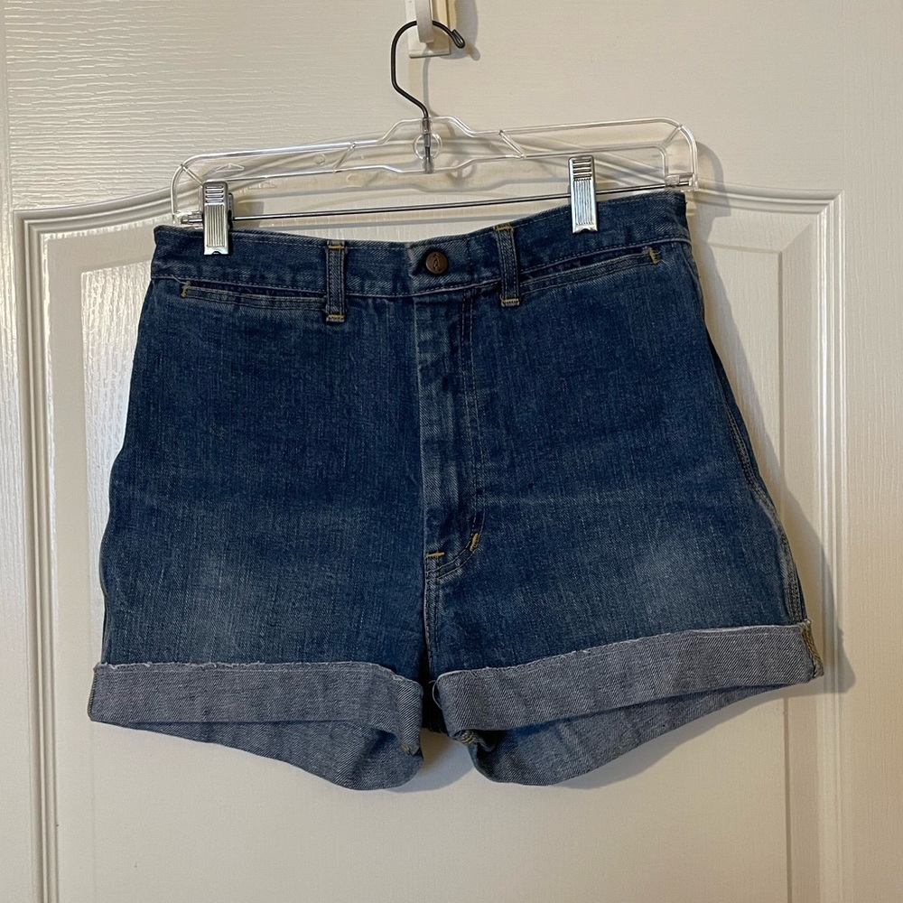 Vintage 90s NIKS Jorts Roll Cuff Shorts Women’s Size 28* Retro Rodeo Western USA - Picture 6 of 7